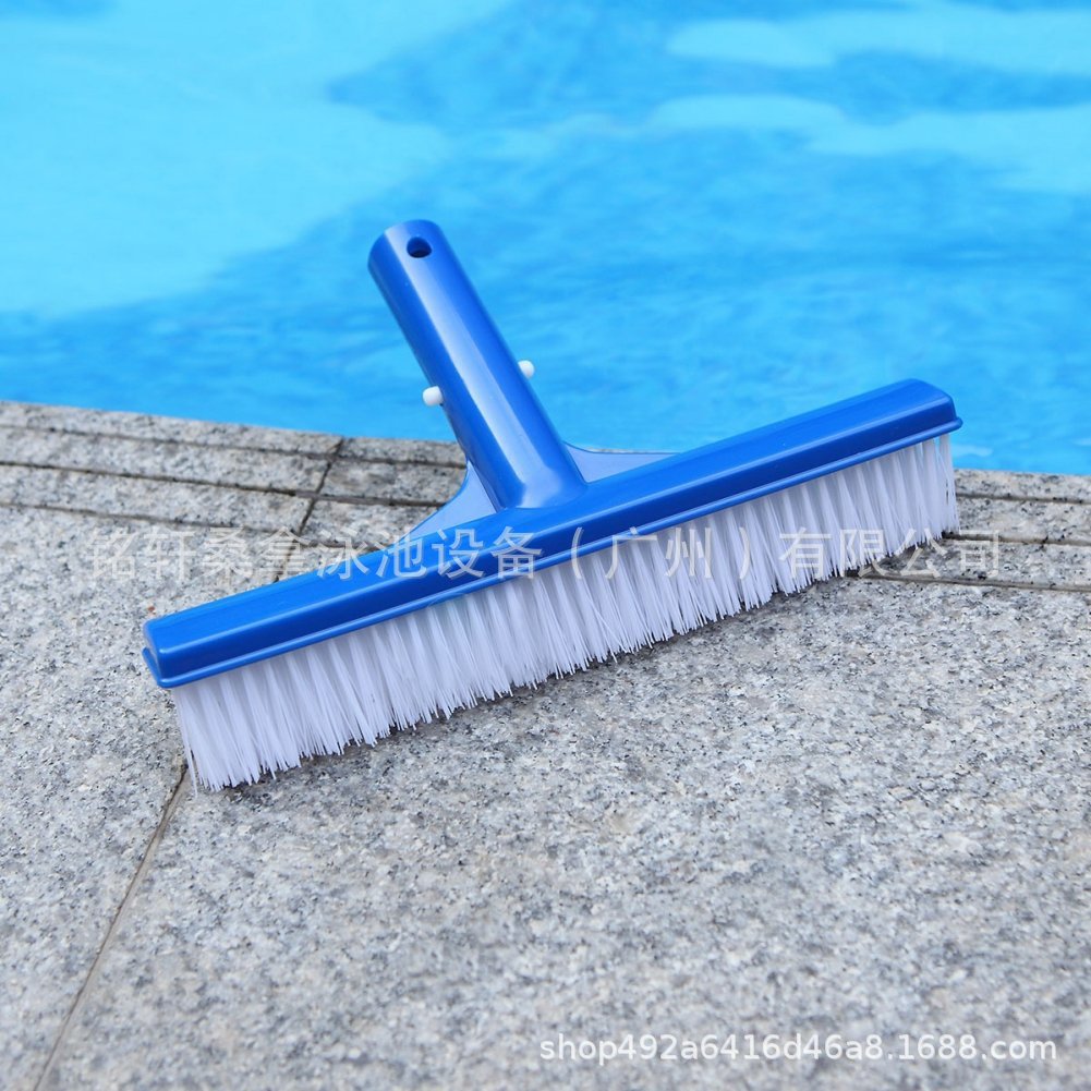 10-Inch Rubber Short Brush for Swimming Pool Cleaning, Factory Direct