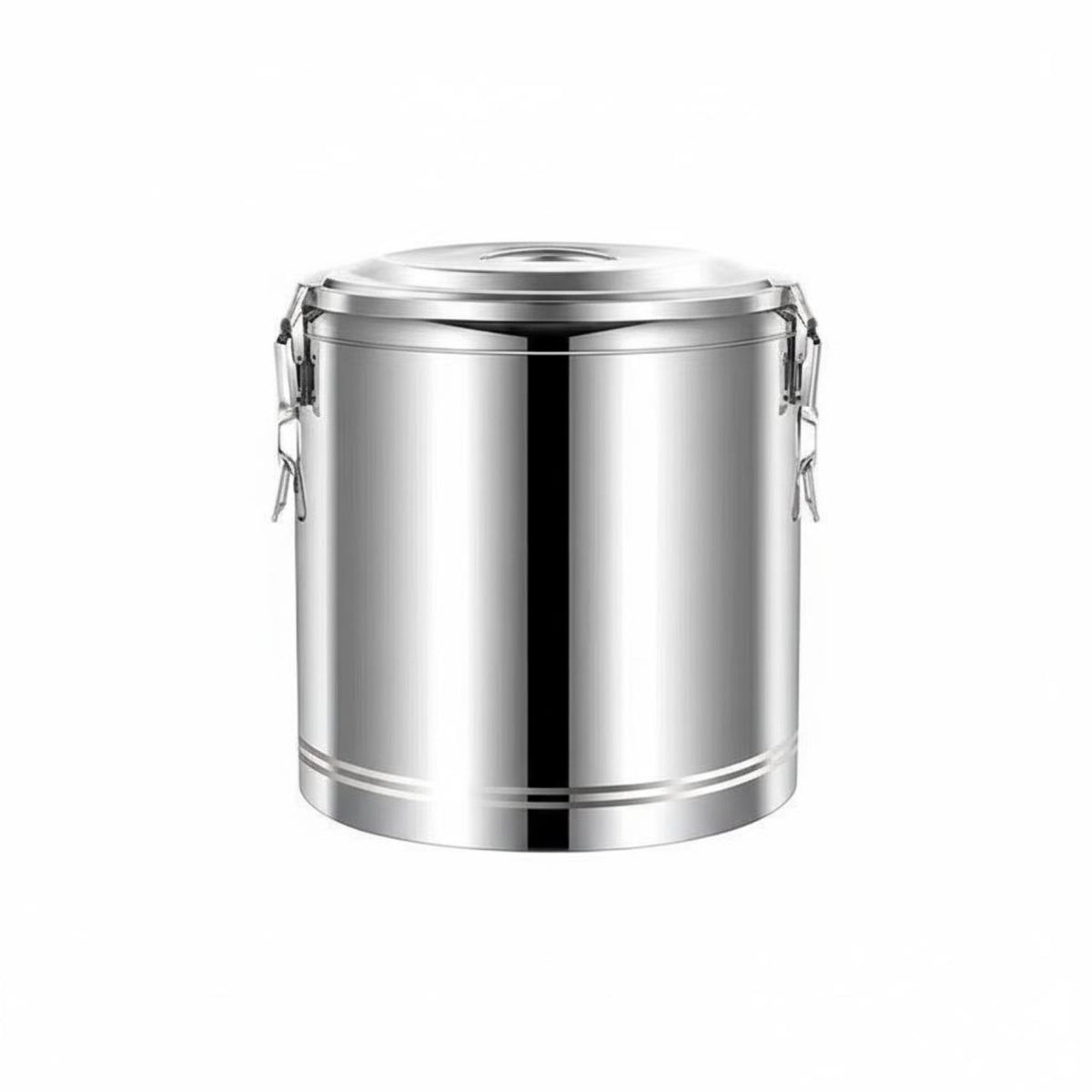 Stainless Steel Insulated Barrel Portable Large Capacity Thermal Container Professional Hot and Cold Food Container Long-Lasting