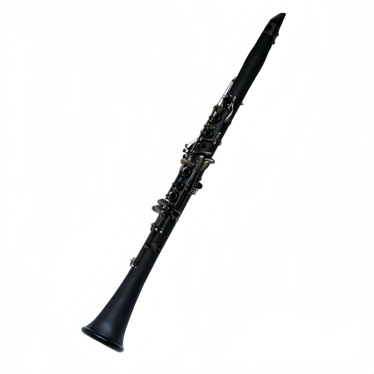 Clarinet -Style Clarinet with Hard Case Straight-Body Woodwind Instrument for Academic Band
