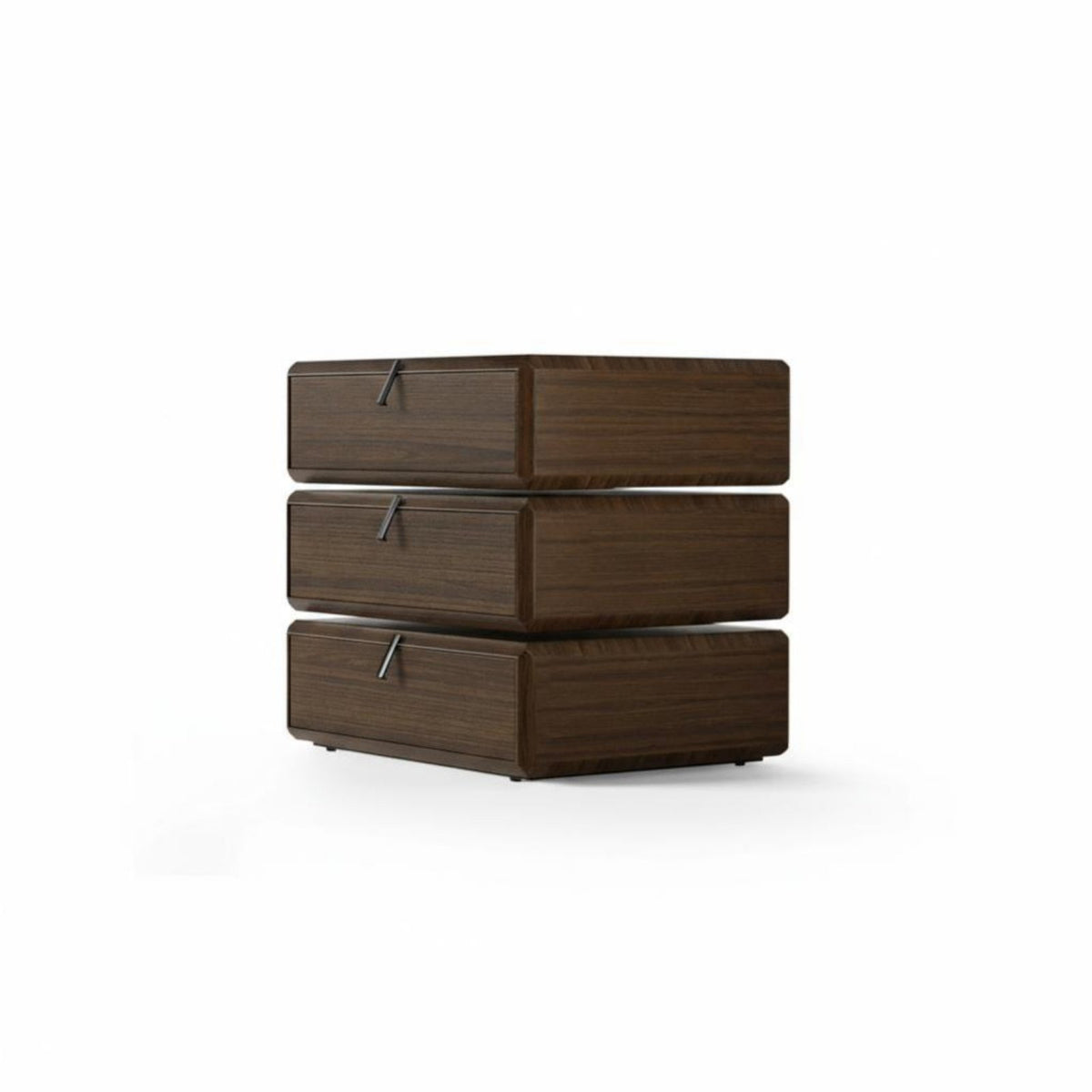 Modern Minimalist Design Rotating 2-Drawer End Table rotate Drawers Nightstand Luxury Aesthetic Bedside Cabinet Cylindrical Shape for Homeowners, People with restricted Mobility, Small Apartments, College Dorm, Living Room, Home Office