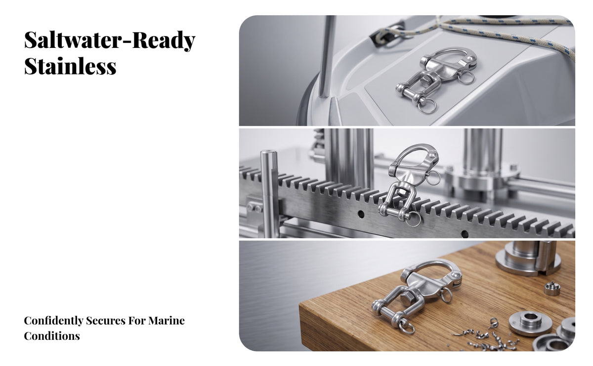 Marine-Grade Rotating Shackle