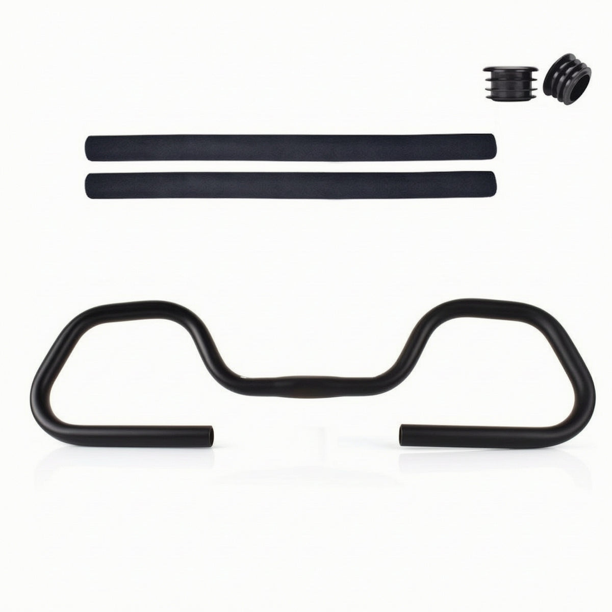Butterfly Handlebar Multi-Position Trekking Handlebar Aluminum Alloy Foam Tubing for Cyclists, Commuters, Long-Distance Riding, Commuting