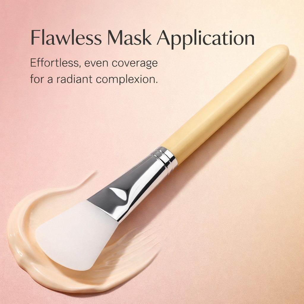 Silicone with Soft Bristles, Skincare Routine Tool for Adults, Makeup Application Jelly Brush, Facial Beauty Accessory