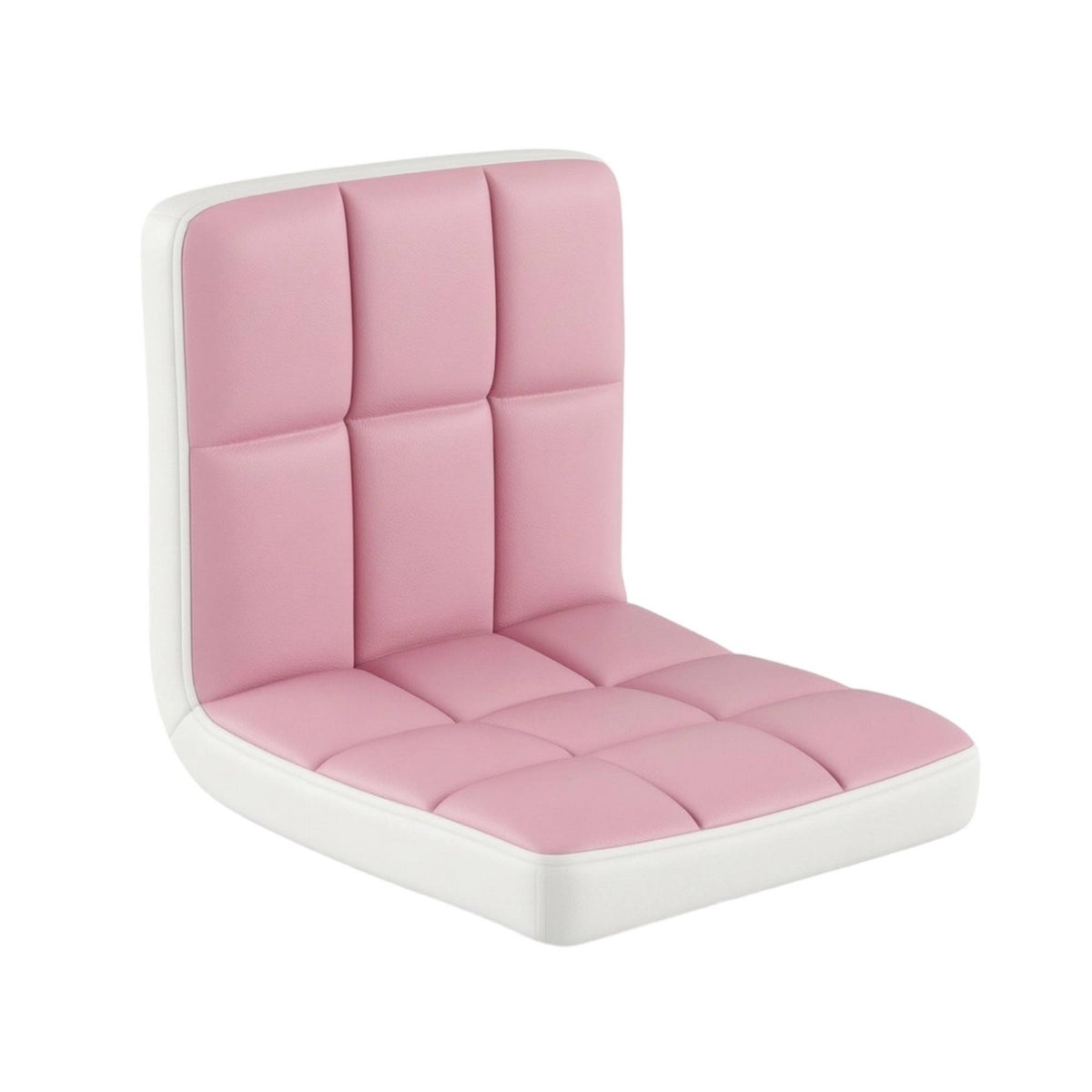 Quilted Bar Stool Seat with Backrest Comfortable Replacement Stool Seat Easy to Clean Replacement Cushion Heavy Duty for Reception Chair