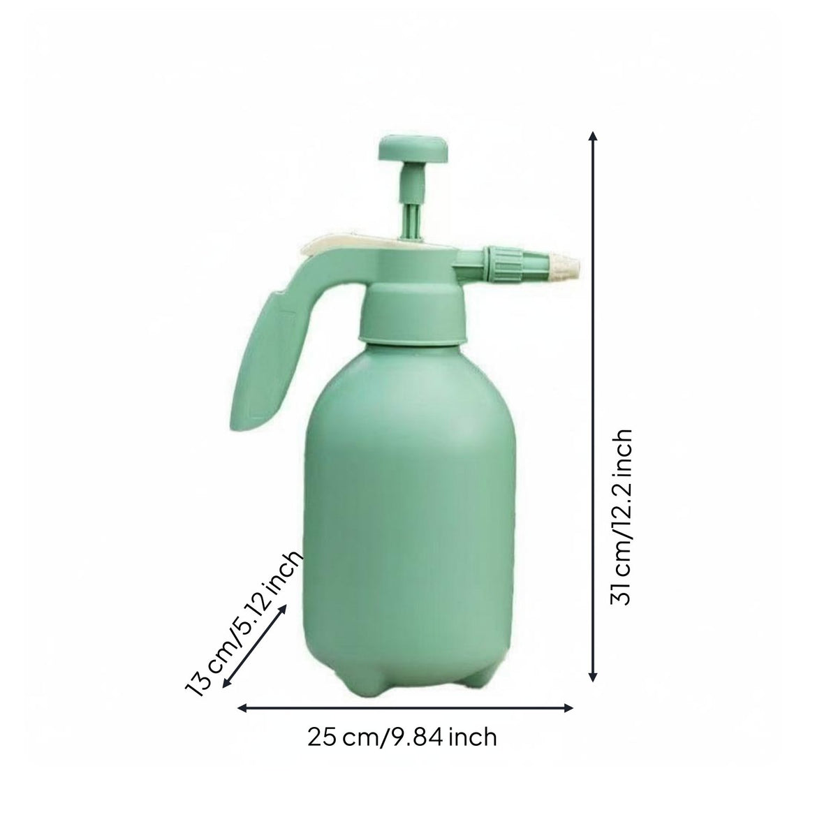 Handheld Pump Sprayer Versatile High Pressure Spray Bottle Portable Manual Misting Bottle for Gardeners, Plant Lovers, Patio