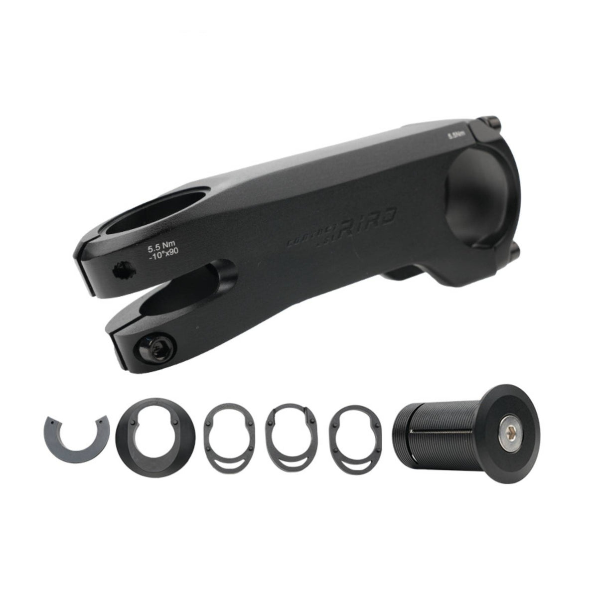 CNC-Machined Stem with Internal Cable Routing Anodized Aluminum Alloy Cycle Stem Lightweight Short for Road Bikes