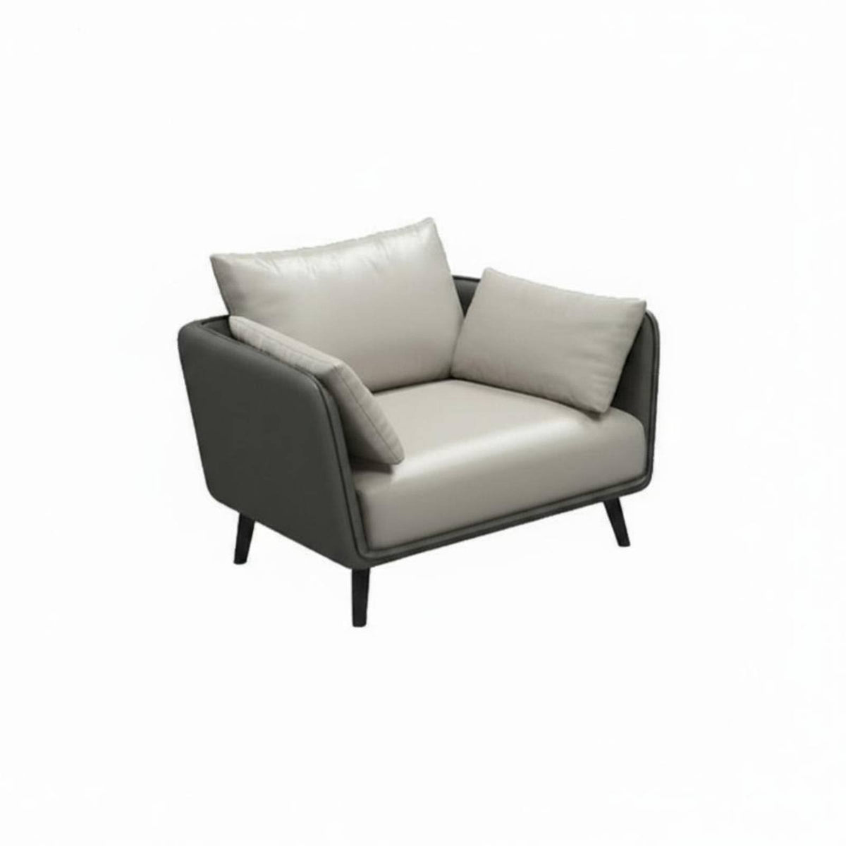 Minimalist Sofa and Coffee Table Combo Modern Design Reception Seating Sturdy Frame Configurable Design for Clients