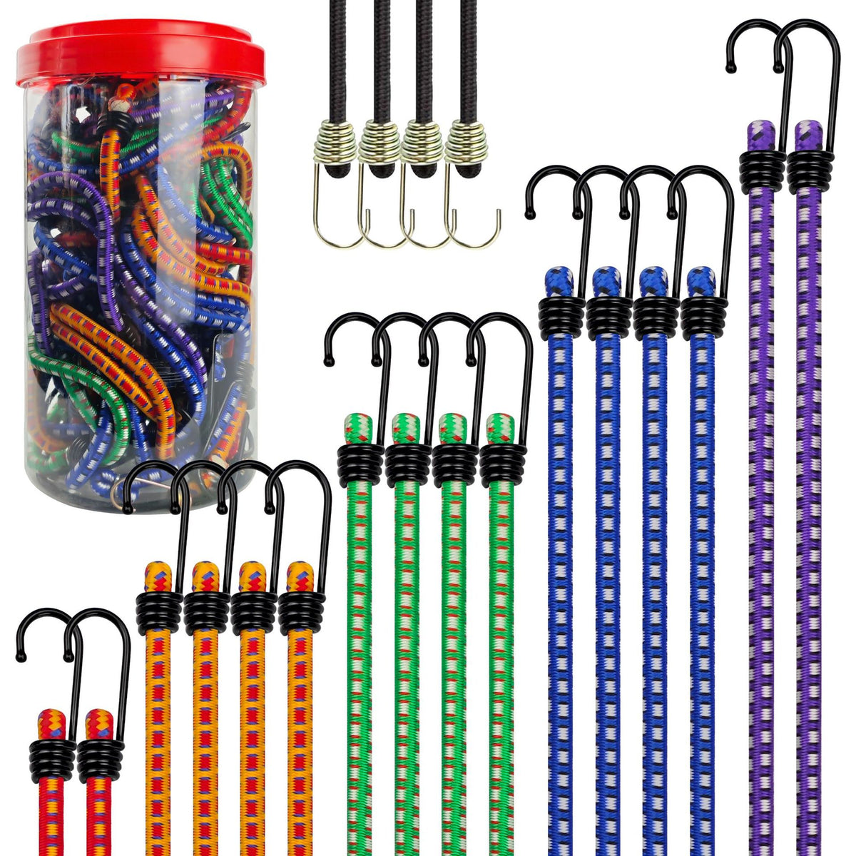 20-pc Bungee Cord -