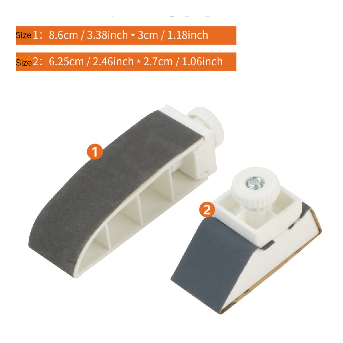 Polishing Handheld Sandpaper Holder Easy to Operate Sandpaper Holder Comfortable Grip for Woodworkers, Woodworking, Home Improvement, Garage