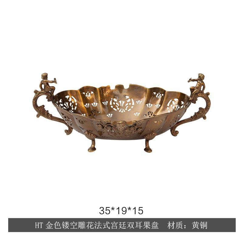Gold Carved Plate