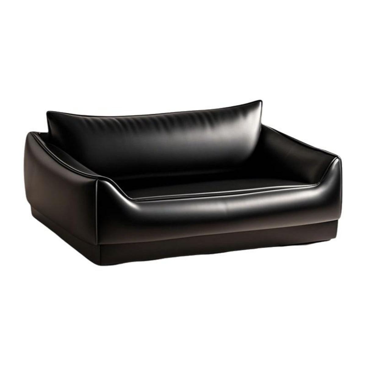 Water-resistant dog bed, removable cover