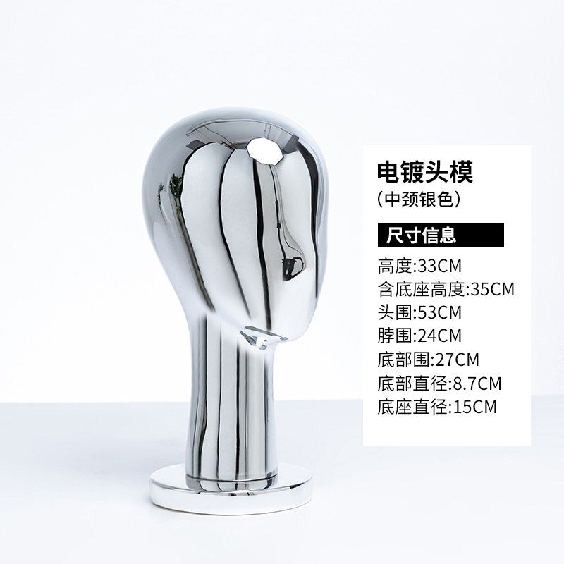 Silver / Medium Neck Head