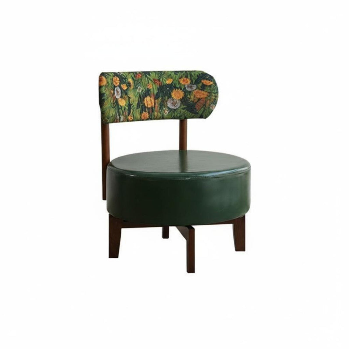 Rotating Lowsupport Stool Upholstered pad Makeup Table Stool Minimalist Design