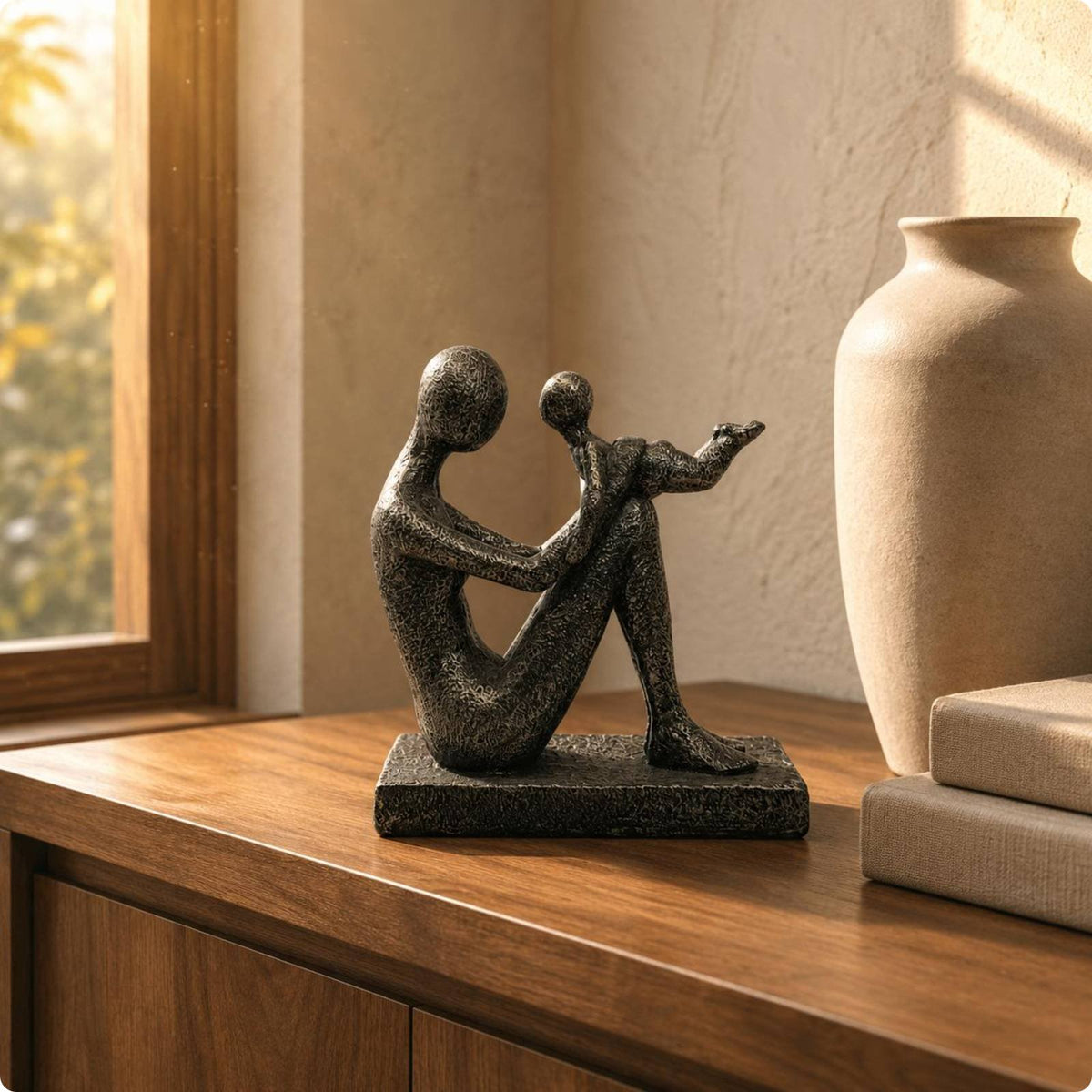 Modern Art Decor Statue Speckled Finish Modern Human Sculpture Eye-Catching