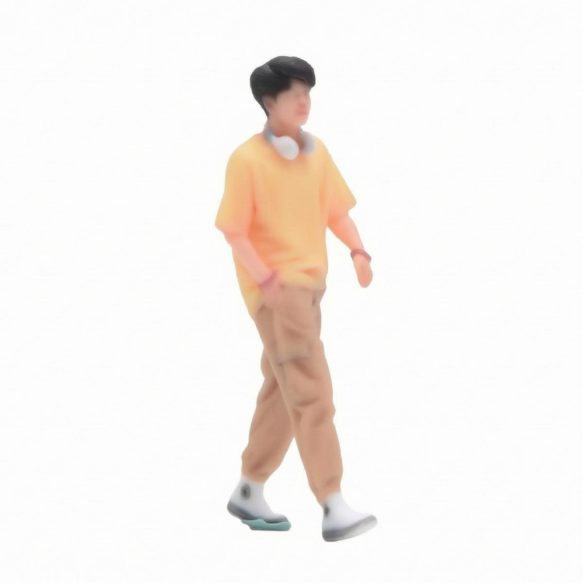 Miniature Boy Figurine Display Handmade Resin Figurine