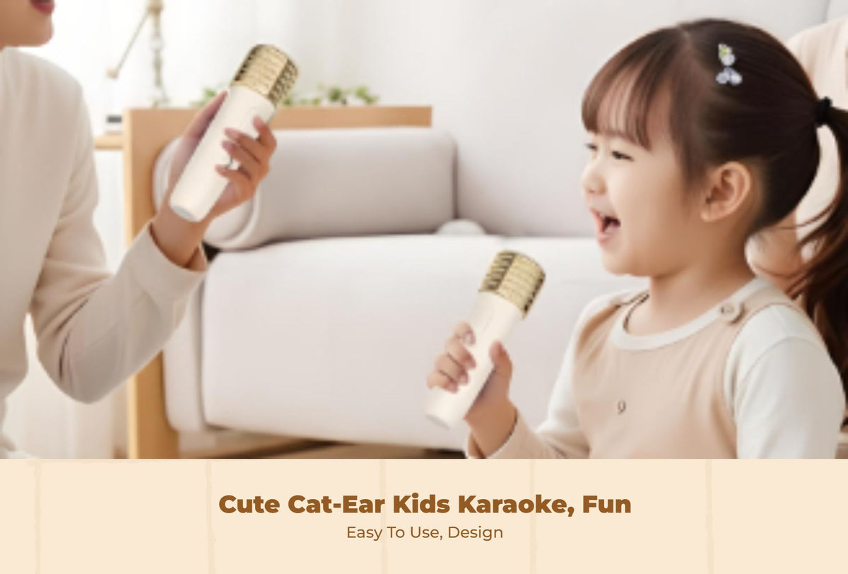 Kids karaoke mic speaker for parties