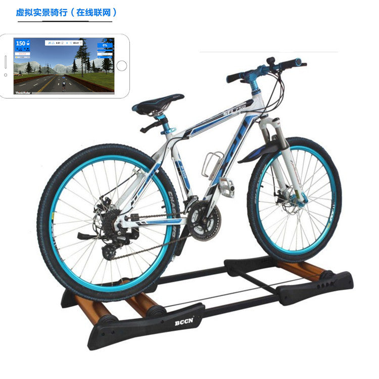 Bicycle Roller Trainer for Road and Mountain Bikes Indoor Training Fitness Stand