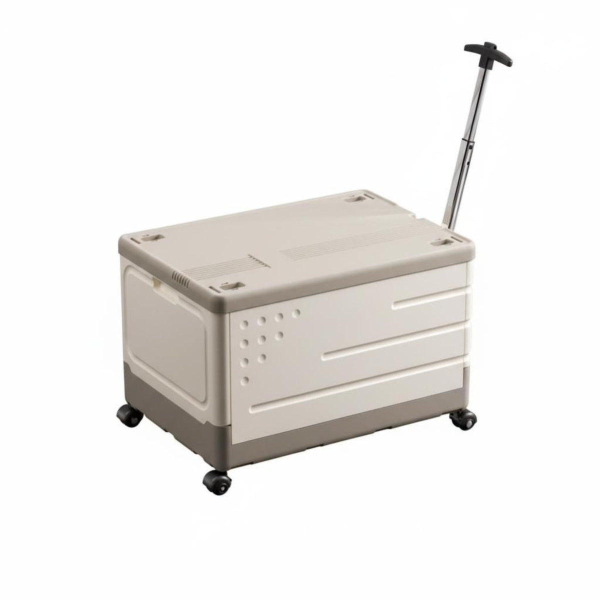 Foldable Storage Box with Wheels Large Capacity for Car Trunk, Parents, Shoppers