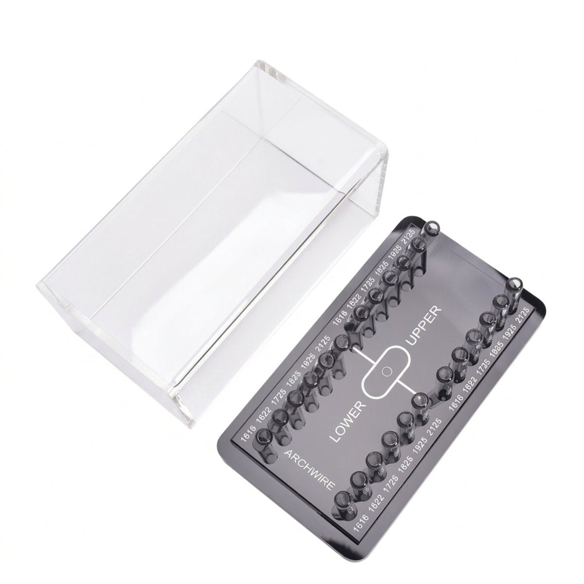 Archwire Storage Box Clear Orthodontic Arch Wire Box Acrylic for Treatment Rooms
