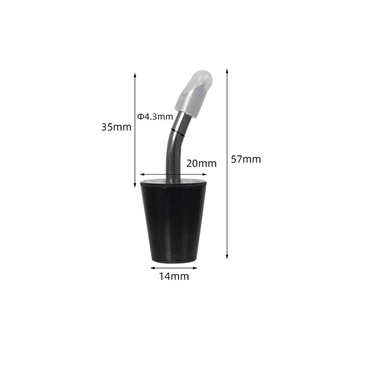 Rust Resistant Long Curved Kettle Spout Easy to Install Stainless Steel Kettle Spout Portable Outdoor Gear Lightweight for Travel