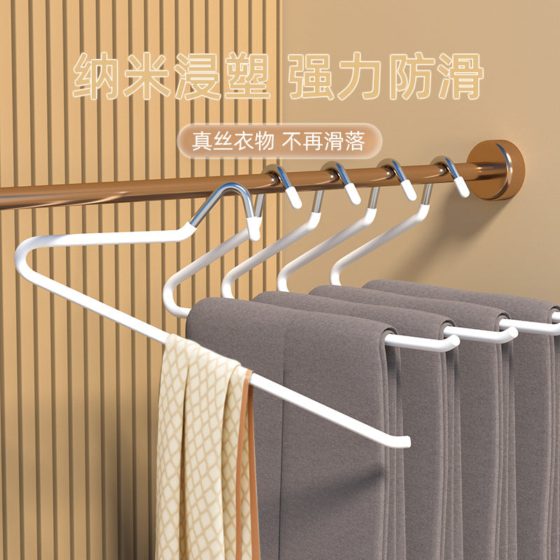 Goose-Shaped Pants Hanger, Thickened Non-Slip Trouser Clip, Z-Shape, 10-Pack