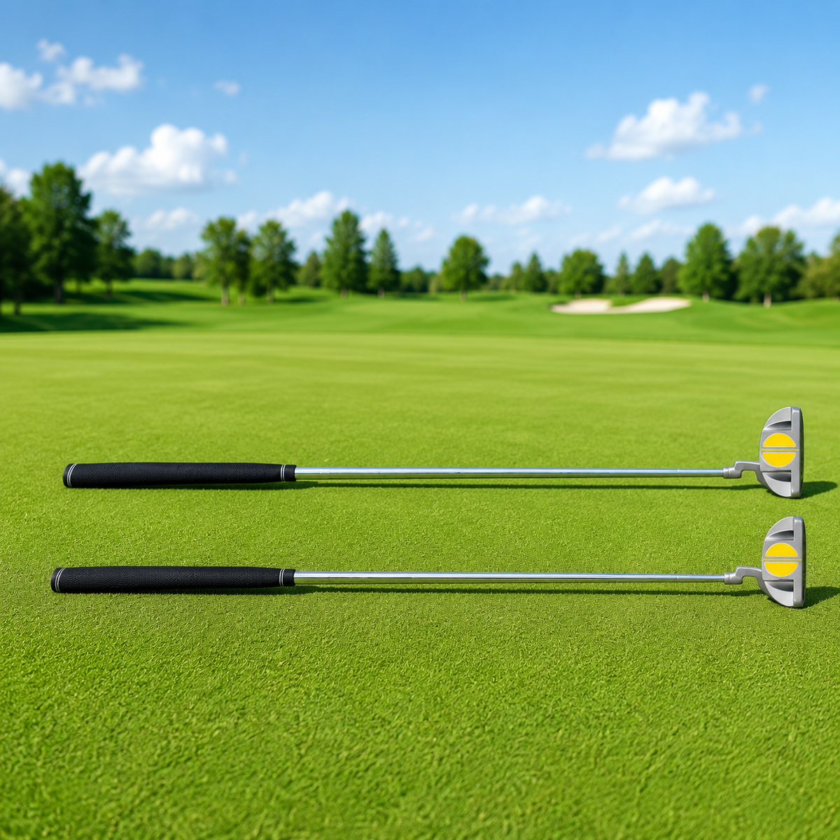 Aluminum Alloy Putter for Weekend Rounds & Various Courses Double Sided