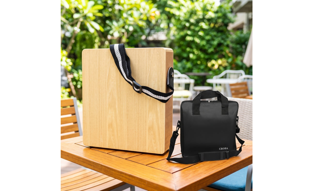 Box Hand Drum Cajon Lightweight Box Drum with Carrying Bag Beautiful Percussion Instrument for Beginners