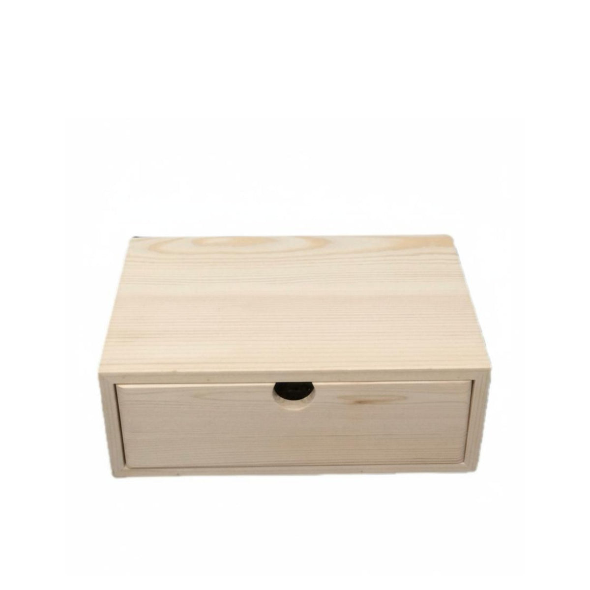 Wood Desktop Drawer Organizer, Stackable Storage Box