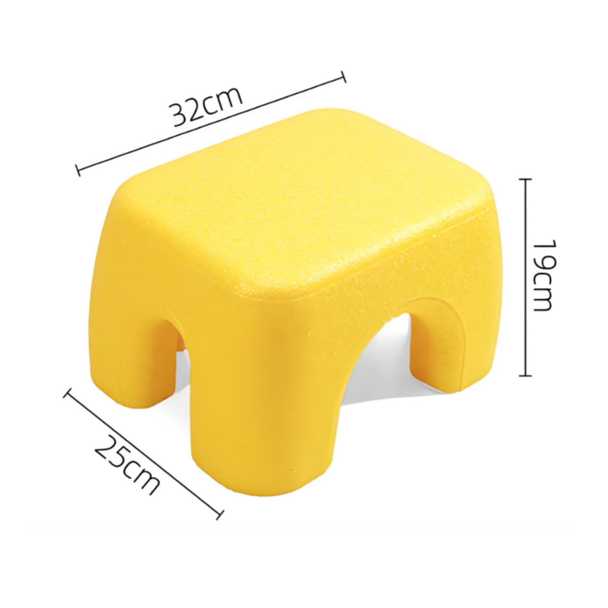 Molded Foam Stool Compact Children's Foam Stool Arched Cutouts