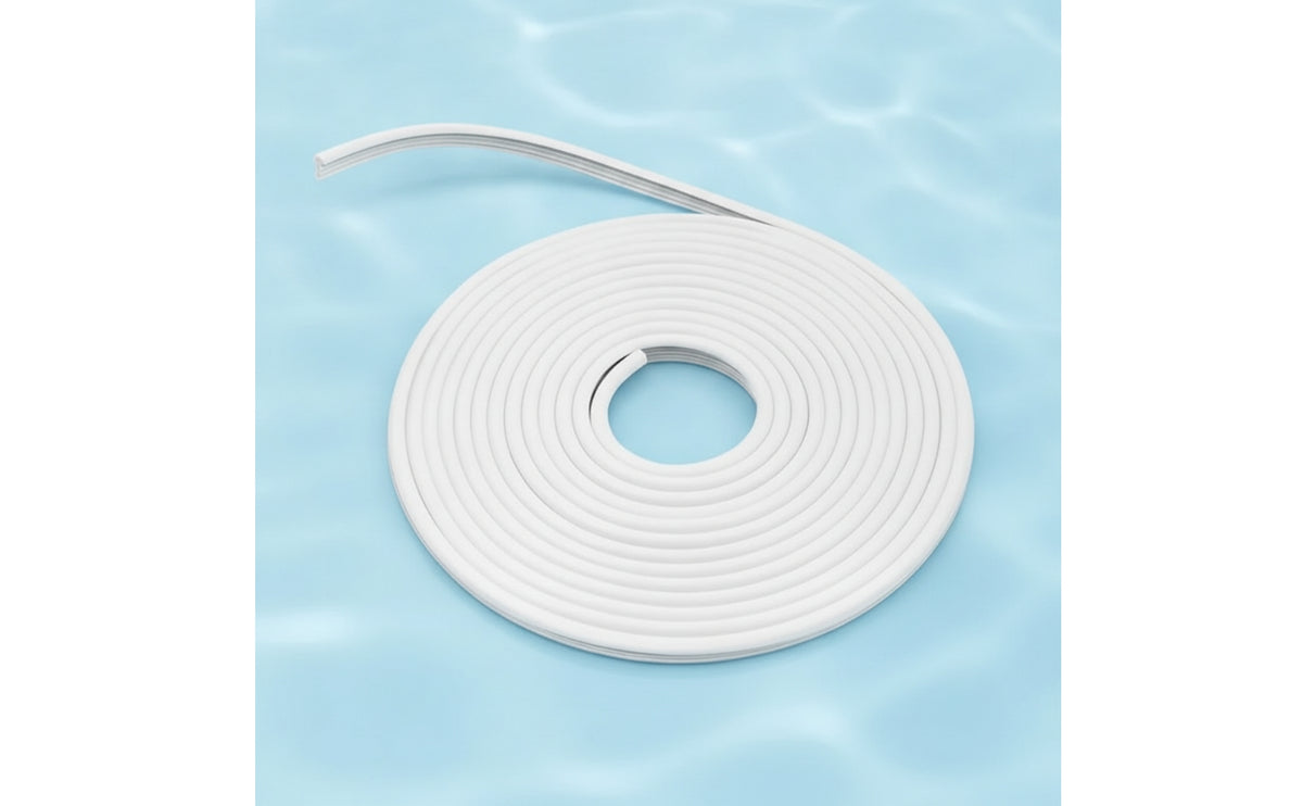 Flexible Bead Wedge Lock Strip Long-Lasting Pool Liner Bead Lock Waterproof Liner Coping Strip with T-Profile Weather-Resistant for Homeowners
