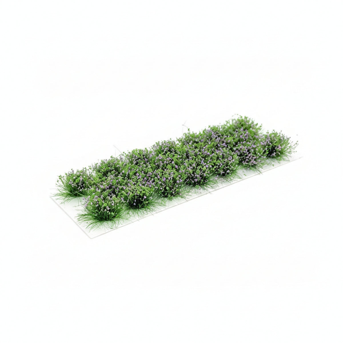 Display Decor Miniature Flower Clump Green Textured for Model Makers