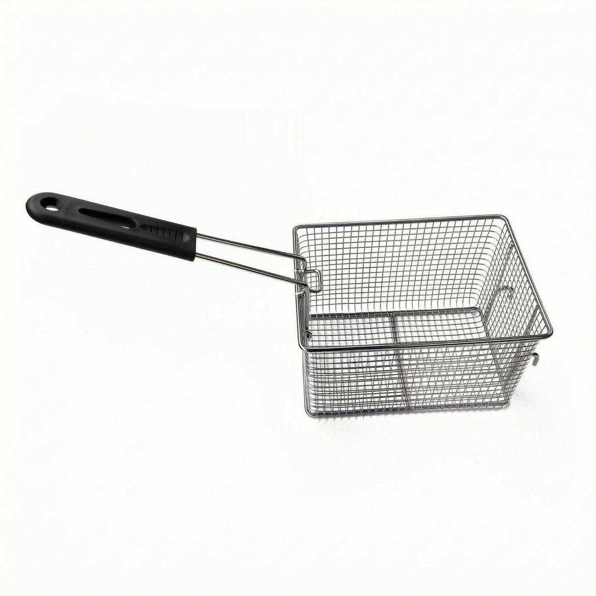 Stainless Steel Fryer Basket Electroplated Finish Kitchen Rapid Oil Drain for Draining Fried Food
