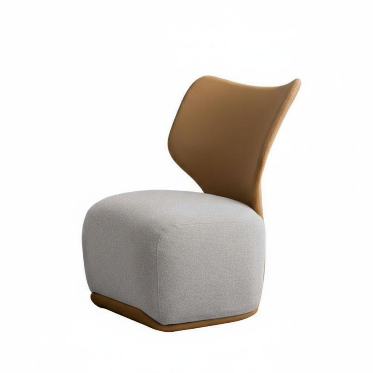 Upholstered Armchair Nordic Aesthetic Lounge Chair Modern Minimalist Comfortable Backrest for Adults, Living Room