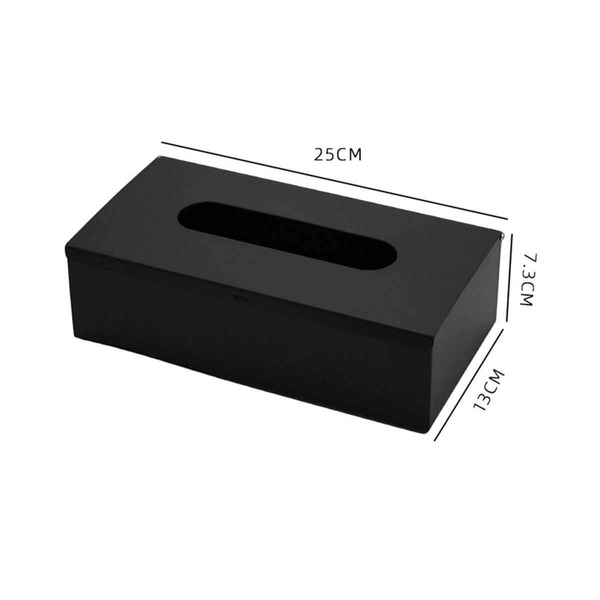 Stainless Steel Tissue Box Waterproof Rectangular Tissue Dispenser Versatile Use