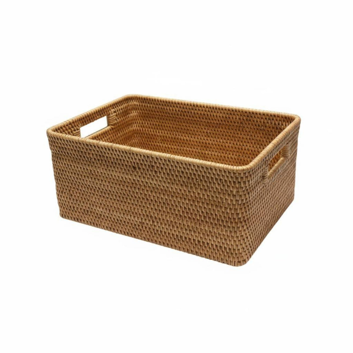 Lidded Wickerdesign Box Multi-Purpose Storage Basket Multipurpose for Organizers