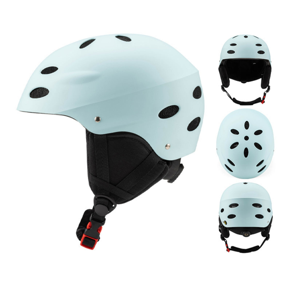 Adjustable Ski Helmet Hard-Shell Snowboard Helmet Ventilated Lightweight for Snowboarders, Snowboarding