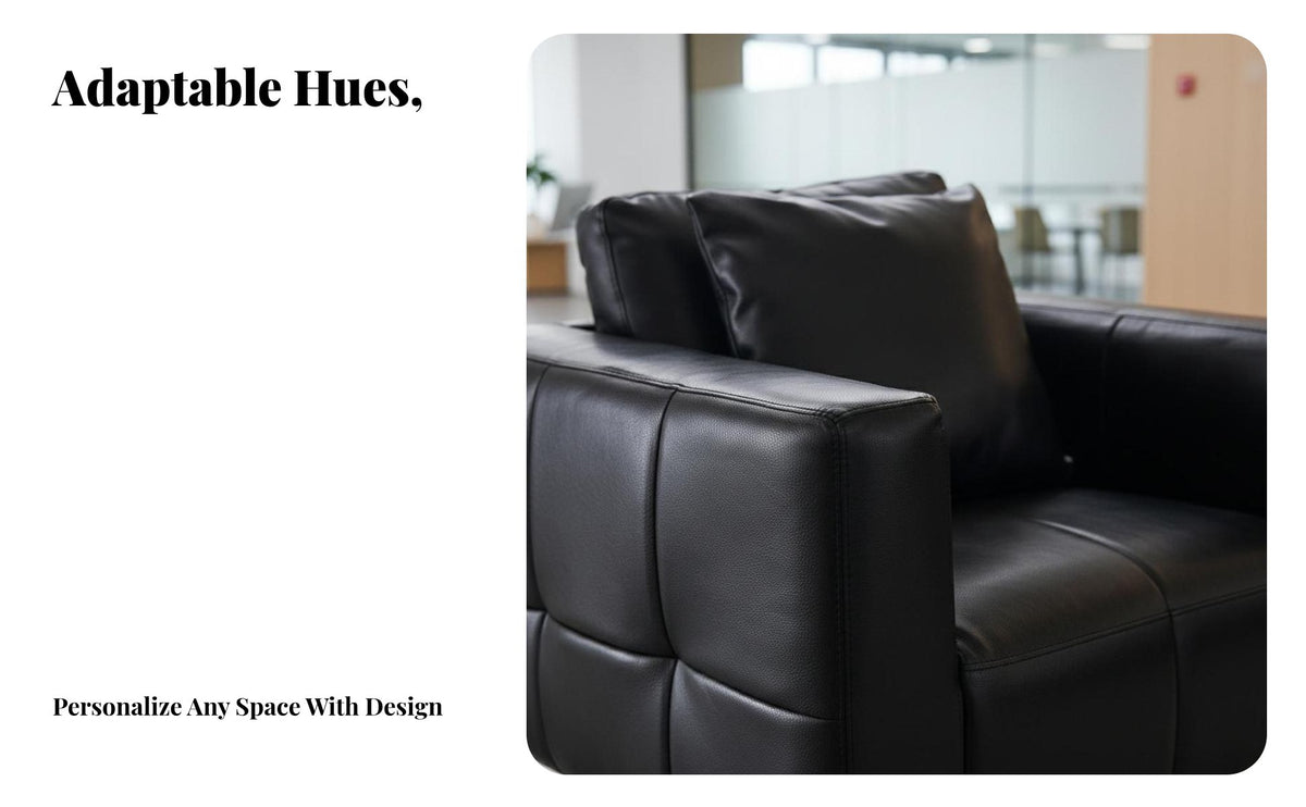 Light Luxury design 3-Piece Sofa and Table Set Modern Design Multi-Seater Guest Sofa Business Aesthetic Reception Seating long-lasting Construction for Visitors, Businesses, Corporate Buyers, Negotiation Room, Breakroom