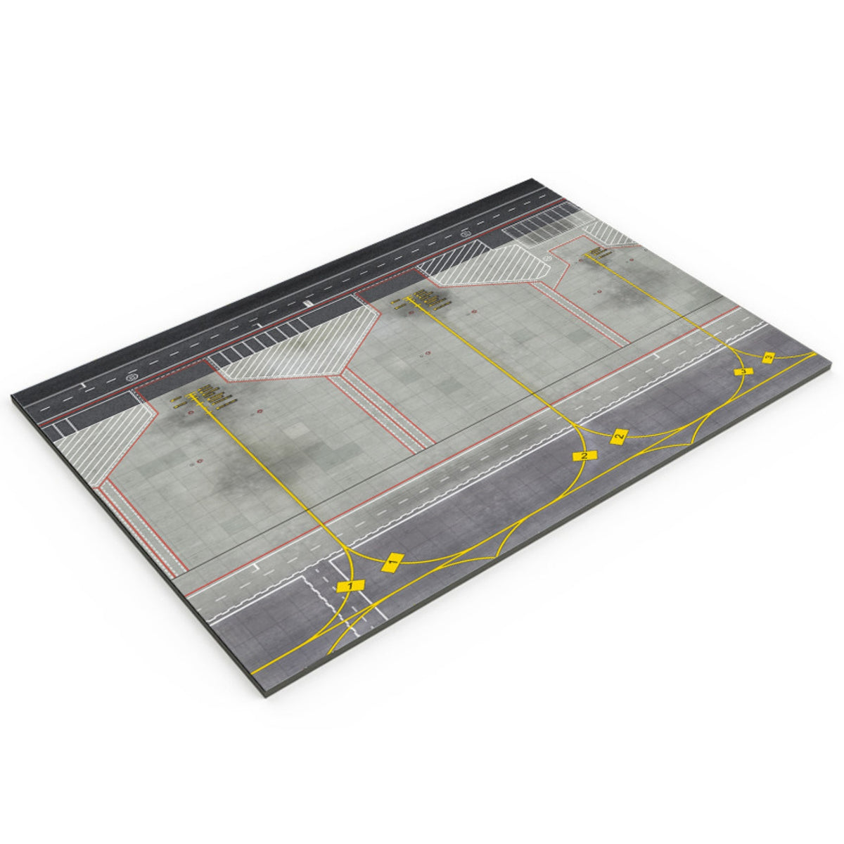 1:400 Scale Airplane Model Display Base Wooden Airport Runway Display Board Printed Model Airport Board Realistic for Collectors, Aviation Dioramas