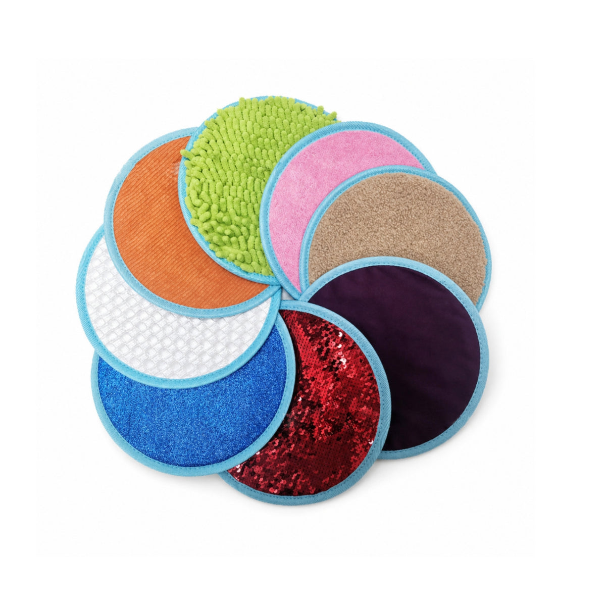 8 Pieces Engaging Sensory Mat Calming Tactile Mat Soft Textured Sensory Pads Gentle for Children, Toddlers, Playroom, Classroom, Therapeutic