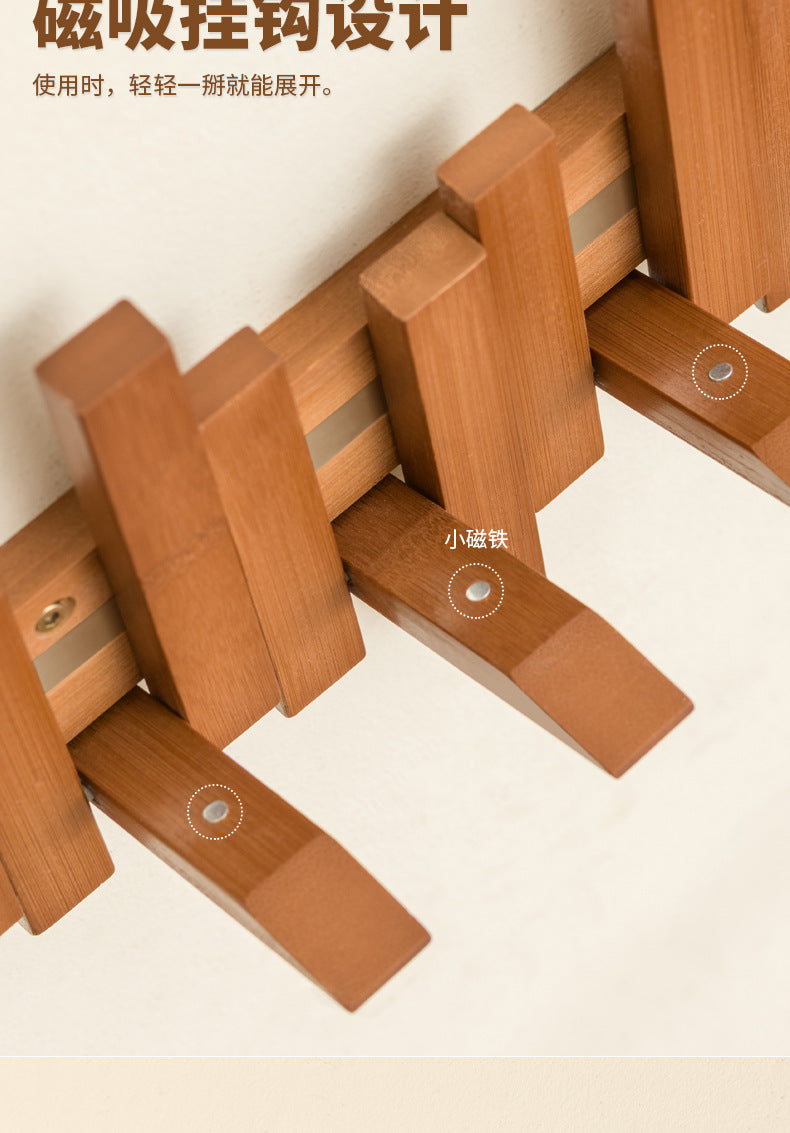 Creative Piano Key Wall Coat Rack with Hooks, No Drilling, for Entryway, Bedroom
