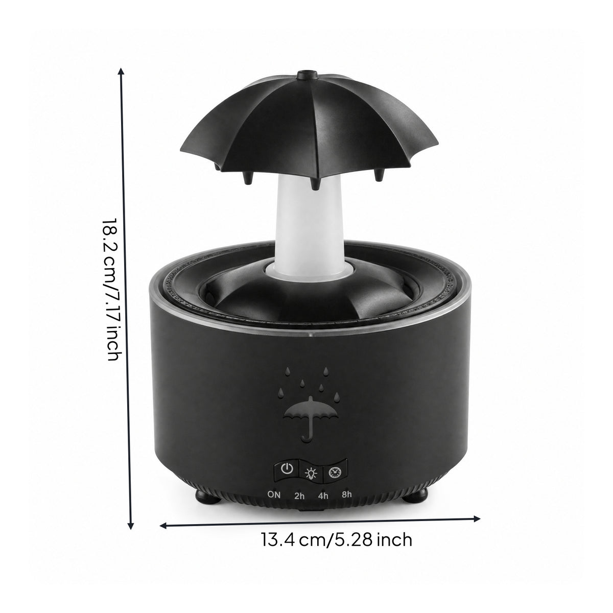 Two-in-onePurpose Rain Vapor Humidifier Aesthetic Vapor Rain Humidifier Decorative Aroma Vaporizer for Office Workers, Bedroom, Living Room