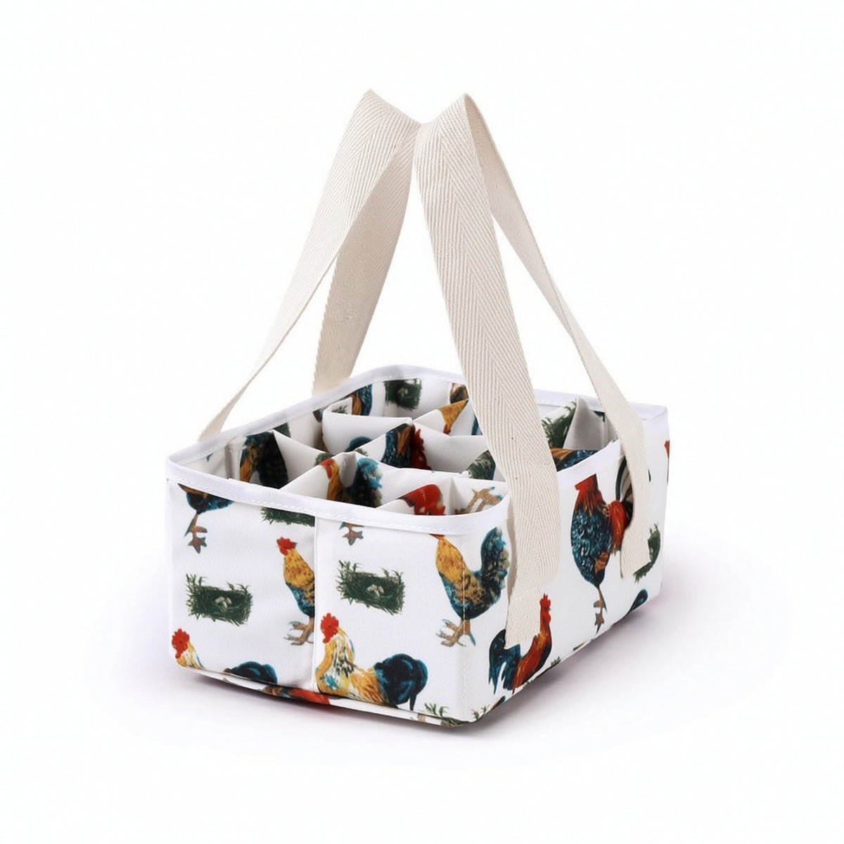 Egg Basket with 9 Pouches Padded Egg Collecting Basket Long-Lasting