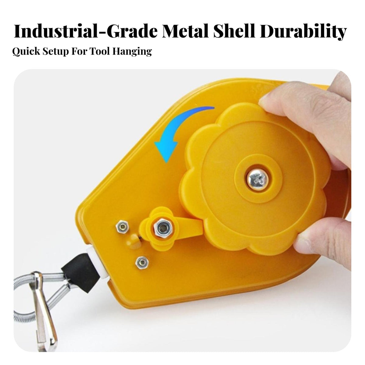 Electric Screwdriver Tool Support Strong Load Capacity Coil Tool Support Retractable Tool Hanger Increases Work