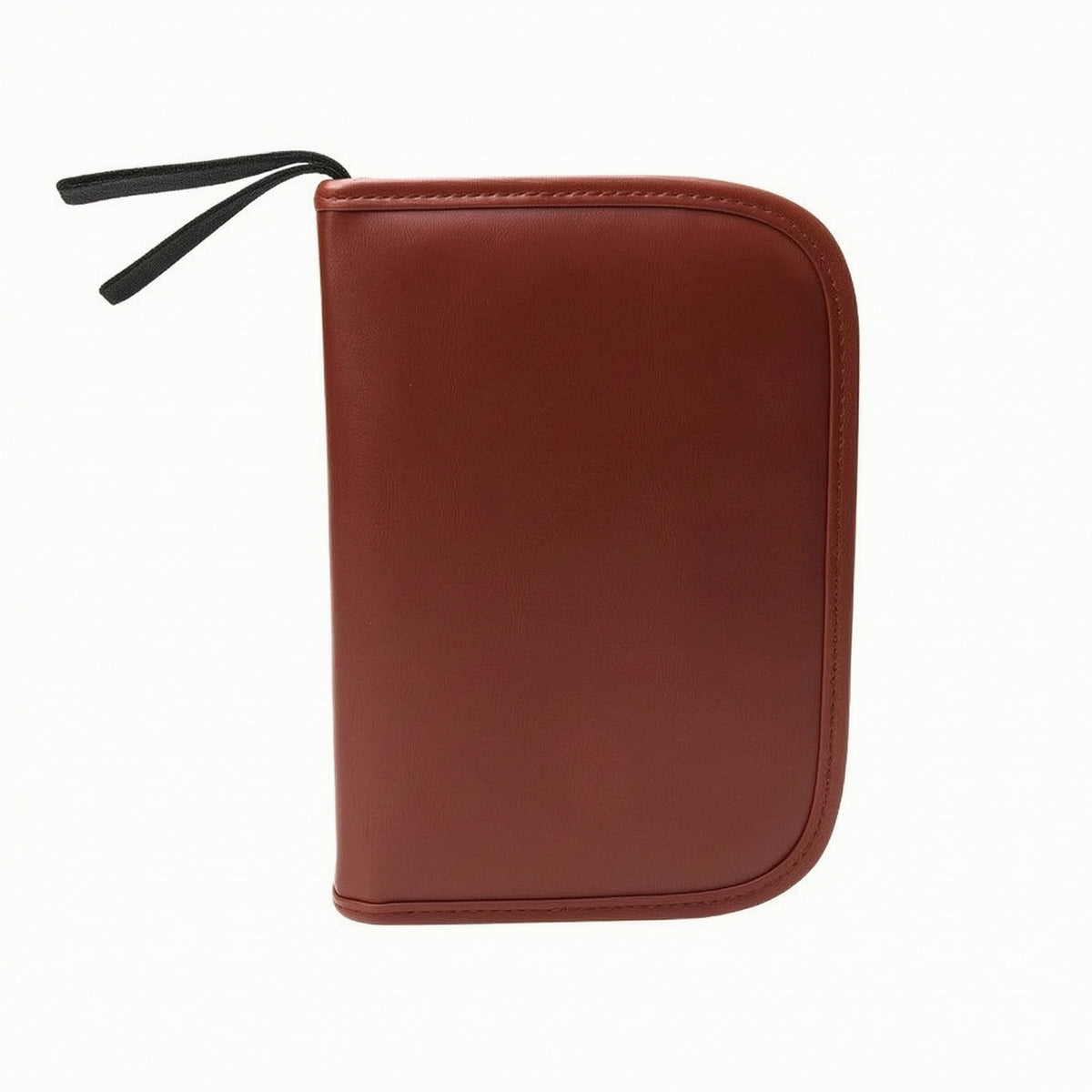 Leather-Like Golf Storage Pouch Zip-Around Golf Pouch with Wrist Strap Slim Portable Storage Bag Structured for Golfers