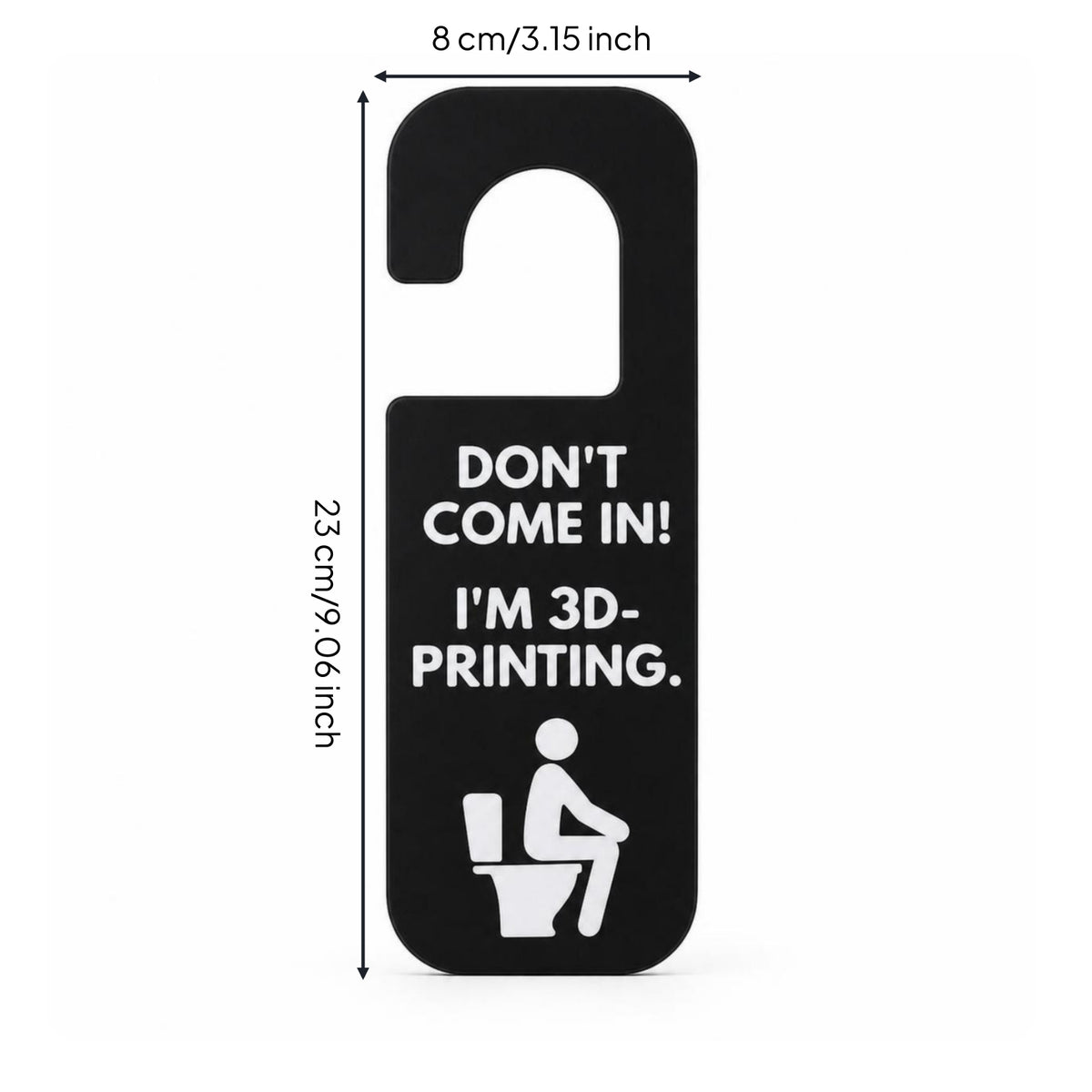 Humorous Door Hanger with Hook High-Contrast Door Hanger Sign Long-Lasting Do Not Disturb Sign Minimalist for Hobbyists, Students, Hobby Room