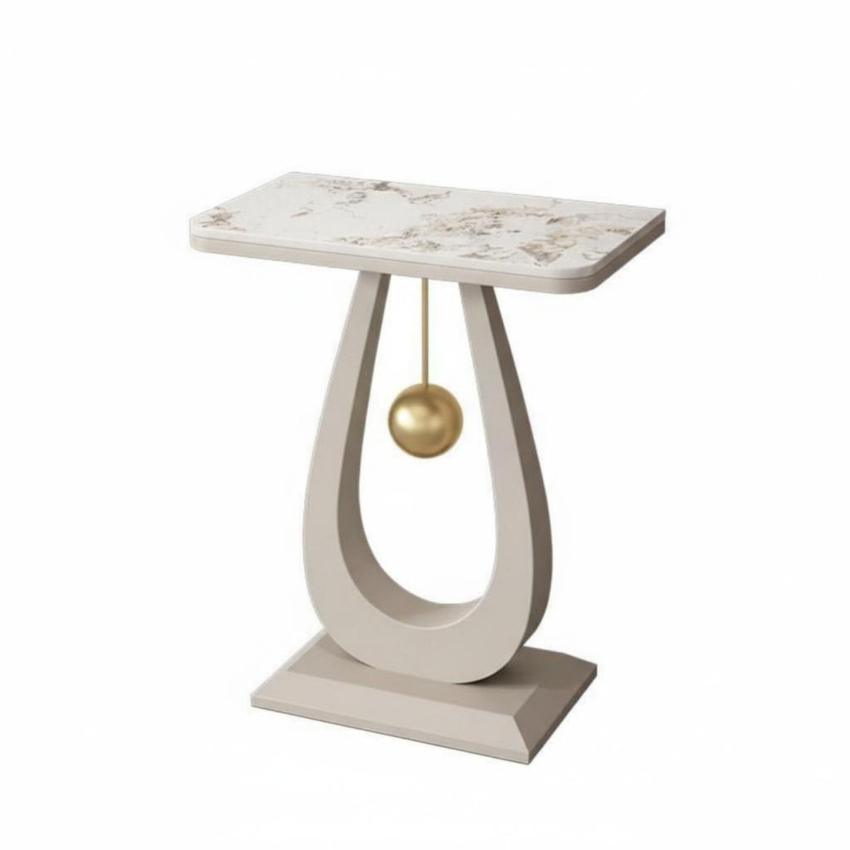 stone slab Top Console Shelf Minimalist Design Plant Stand unattachedstanding for Students