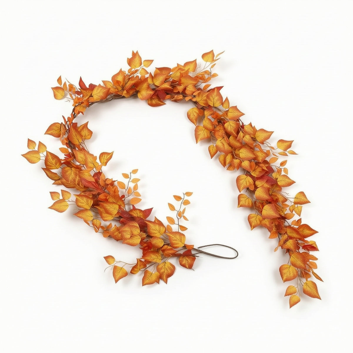 Fall Maple Leaf Garland Thanksgiving Fall Maple Leaf Garland Realistic Decorations for Stair Railing