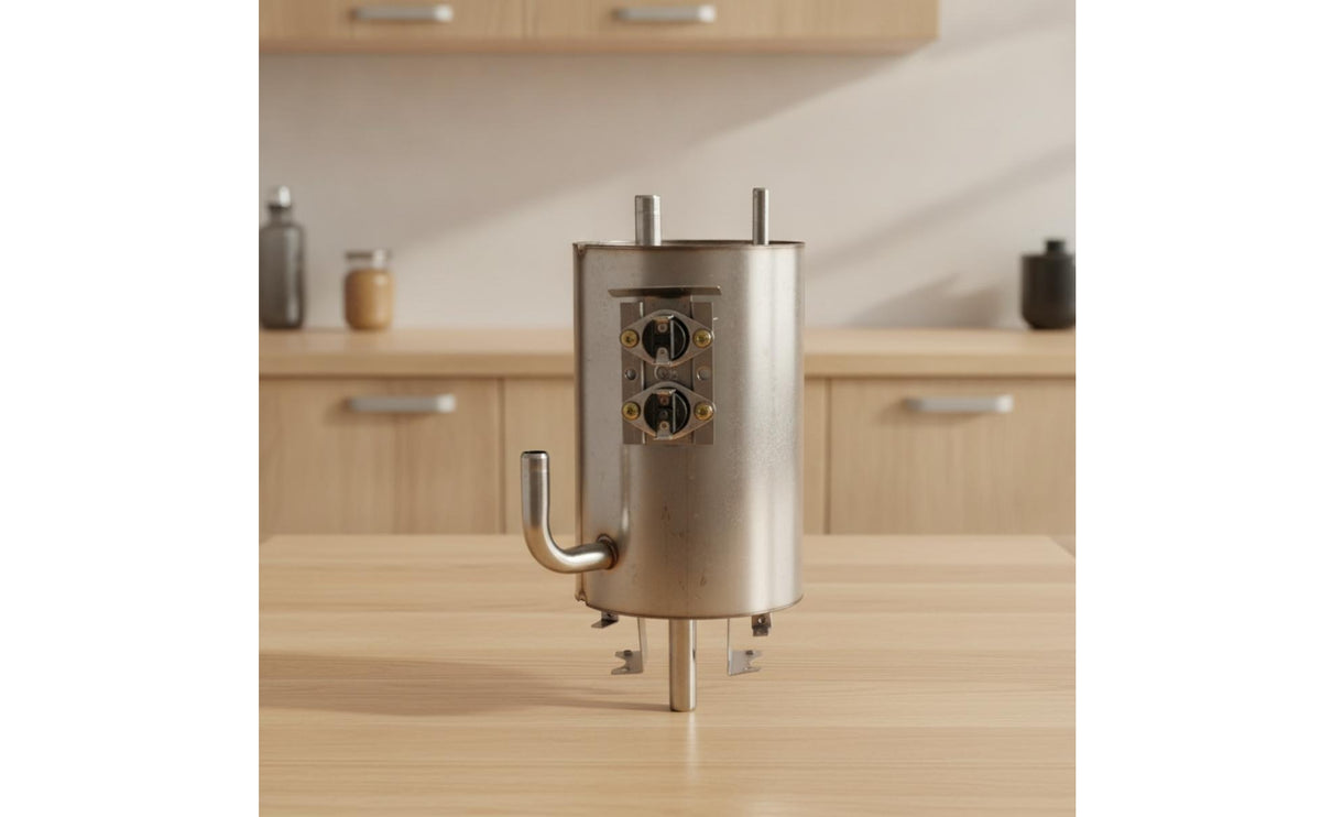 Stainless Steel Water Dispenser Heating Tank Replacement Hot Water Tank with Terminals Compact Electric for Repair Technicians, DIYers