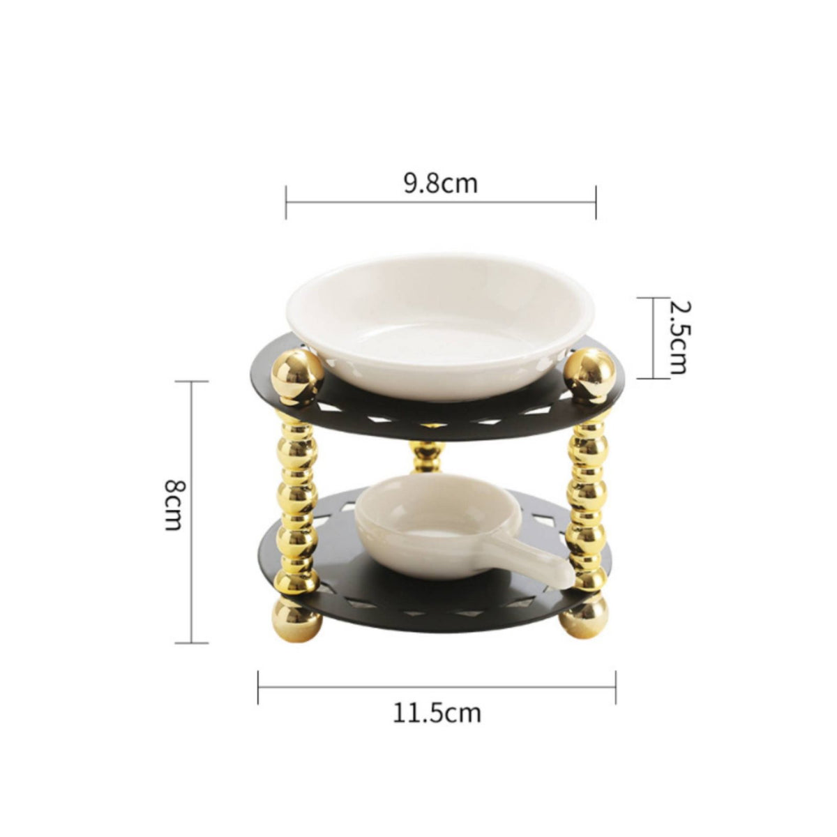 Metal Incense Warmer Decorative Burner Long-Lasting Fragrance