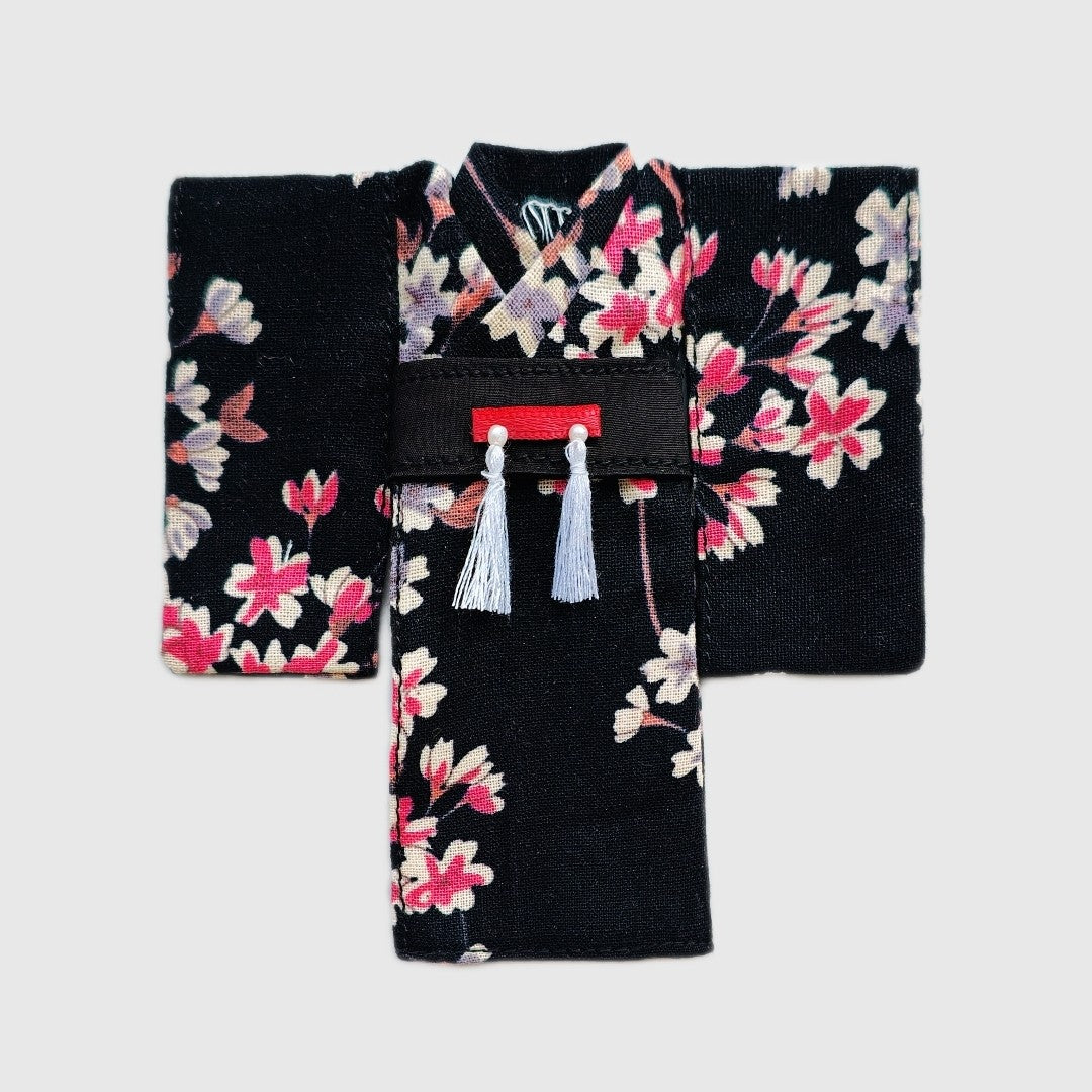 Black Pink Flower